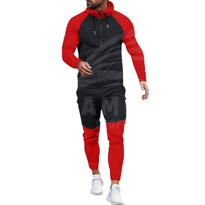 Survêtement pour homme de qualité personnalisé à la mode, survêtement sur mesure pour le jogging, 100% coton molletonné, séchage rapide, respirant - Product Image 1