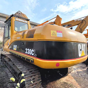 รถขุดตีนตะขาบ Caterpillar 330C ปี 2022 มือสอง เครื่องจักรงานดิน ระบบไฮดรอลิก Kawasaki เครื่องยนต์ Hitachi น้ำหนัก 22 ตัน ชั่วโมงการทำงานต่ำ เกียร์ แบริ่ง PLC - Product Image 2