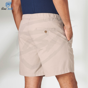 Shorts décontractés pour hommes été 2025, 100% coton, confortables, séchage rapide, fermeture à cordon, avec poches personnalisées, vêtements tendance - Product Image 3