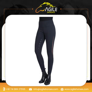 Leggings d'équitation de haute qualité collants culottes pantalons vêtements équestres femmes Leggings à siège complet fabrication personnalisée - Product Image 3
