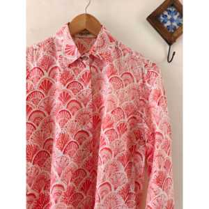 เสื้อผู้หญิงกระดุมยาวลงผ้าปอปลิน - Product Image 3