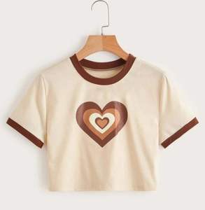 Top corto de punto de algodón ajustado con cuello Sexy para mujer, camiseta para mujer, camisetas sin mangas personalizadas - Product Image 1