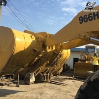 Chargeuse sur pneus Caterpillar 966H, 24 tonnes, chargeuse frontale moyenne-lourde, moteur C11 ACERT, chargeuse sur pneus Cat d'occasion pour travaux de construction, carrière, sable