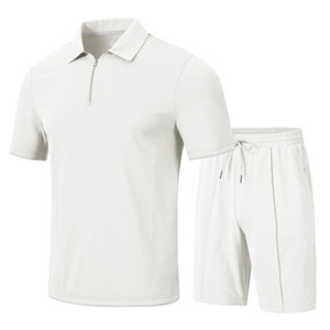 Pantalones cortos de manga corta para hombre, camisa de entrenamiento para correr, pantalones cortos, traje con logotipo estampado personalizado, transpirable, de talla grande, chándal deportivo, conjuntos de Fitness para gimnasio - Product Image 1