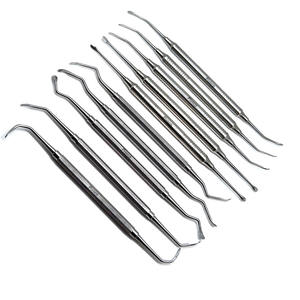 Kit de 8 Pièces d'Instruments de Nettoyage Dentaire Professionnels en Acier Inoxydable – Vente en Gros – Soin Bucco-Dentaire - Product Image 4