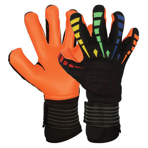 High Quality Professional <b>Goalkeeper</b> <b>Gloves</b> Lightweight Latex Customized Logo 4mm Thickness Sports Training Protection - Product Image 4