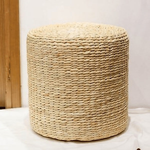 ผักตบชวาทรงกลมถักด้วยมือจากวัสดุธรรมชาติน้ำหนักเบาทนทานเป็นมิตรกับสิ่งแวดล้อมเหมาะสำหรับการตกแต่งห้องนั่งเล่น - Product Image 6