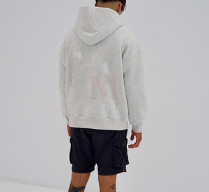 เสื้อฮู้ดดี้แบบสวมหัวสำหรับฤดูหนาว ยูนิเซ็กซ์ ขายส่ง ผ้าฝ้าย 100% ออกแบบเองได้ มีกระเป๋า หนักแน่น น้ำหนัก GSM หลายระดับ รับผลิตแบบ OEM ปี 2024 - Product Image 2