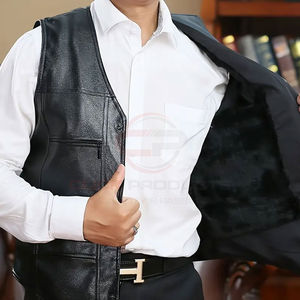 Nouveau gilet en cuir pour homme de haute qualité, 100% cuir, fabrication de qualité supérieure, prix raisonnable, vêtements en cuir pour homme - Product Image 5
