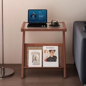 Modern Minimalist and Eco-friendly <strong>Bamboo</strong> Tea Side <strong>Tables</strong> and <strong>Bedside</strong> <strong>Tables</strong>, Suitable for Living Rooms and Bedrooms - Product Image 2