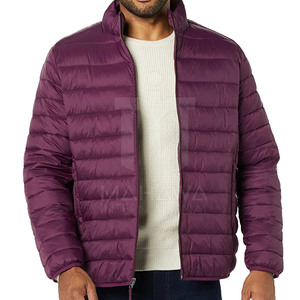 Veste matelassée pour hommes la plus vendue sur mesure avec logo avant à col montant écologique pour l'hiver - Product Image 5