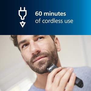 Kit de Aseo Masculino Todo en Uno de 15 Piezas: Afeitadora, Recortadora de Barba y Pelo con Cable USB para Nariz, Orejas y Cabeza (No apto para vehículos recreativos) - Product Image 3