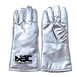 Gants en cuir de vachette de qualité supérieure feuille d'aluminium en peau de chèvre industriel robuste XL Tig soudage gants de sécurité résistant au feu - Product Image 1