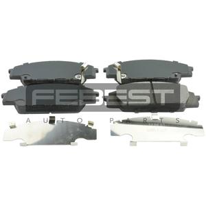 Set di pastiglie freno anteriori FEBEST (0301-FD2F) - Product Image 1