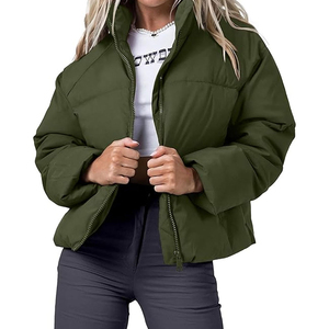 Winter Products 2025 Zip up <b>Waterproof</b> Puffer <b>Jacket</b> Down <b>Jackets</b> <b>Women's</b> <b>Padded</b> Puffer <b>Jackets</b> for Sale OEM Serviced - Product Image 1