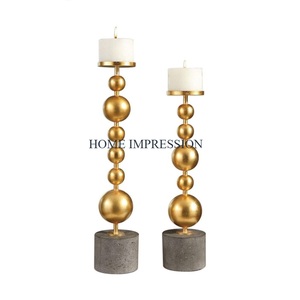 Bougeoirs éclaircissants pour la maison et l'intérieur Lot de 3 tailles différentes Table Top Resorts Party Centerpiece Candles Holders à vendre - Product Image 6