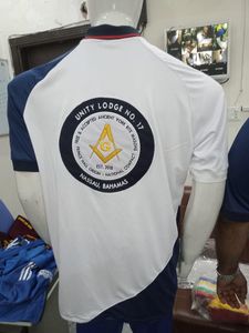 Impression par sublimation 100% coton de haute qualité T-Shirt imprimé avec logo personnalisé T-shirts unis vierges pour hommes T-shirt polo en coton de qualité supérieure - Product Image 5