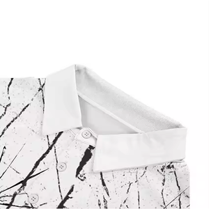 Nouveauté Chemises Polo Homme Sublimation Design Unique Meilleures Caractéristiques Couleur Unie Tricoté T-shirt Sublimation - Product Image 4