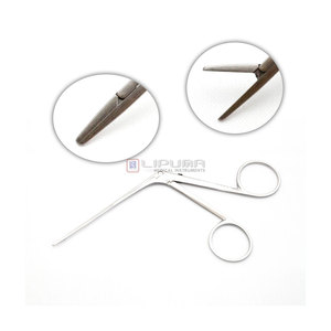 Pinces auriculaires Micro Str 4,5 mm à mâchoires lisses, instrument chirurgical de précision pour les procédures ORL, utilisation médicale clinique, instruments médicaux - Product Image 1