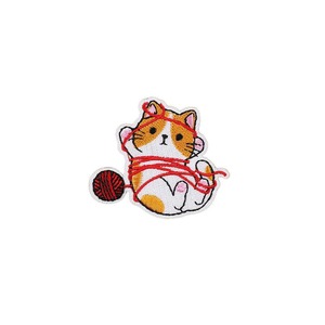 Twill Fabric Custom Logo Badges for Bags Clothing Best <b>Material</b> Made Heart Flower Sew-On Machine <b>Embroidery</b> Patches Hat Garment - Product Image 6