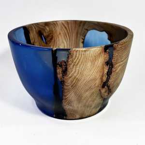 Cuenco ecológico de resina y madera para servir ensaladas, decoración moderna para el hogar para fiestas - Product Image 5