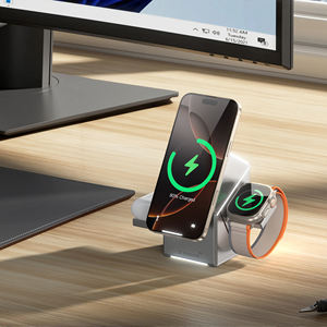 ZEEHOO-CuBeTrick X 3-in-1 무선 충전 스테이션-그레이-영국 플러그 - Product Image 6