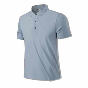 Style personnalisé 100% coton hommes pour T-shirts polo décontracté à manches courtes grande taille 260 grammes poids du tissu en vente - Product Image 1