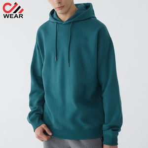 Sudadera con capucha de talla regular para hombre con logotipo personalizado al por mayor, Sudadera con capucha unisex extragrande de algodón y manga larga, sudaderas lisas en blanco - Product Image 5