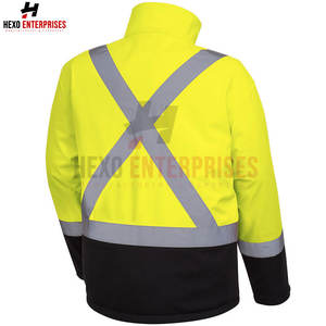 2024 New Arrival Reflective Safety Winter Jacket Workwear <b>Waterproof</b> <b>Work</b> Wear Safety Jacket High Quality Safety Jacket - Product Image 2
