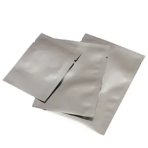 Zilveren Kleur 3 Verzegelde Zijkanten Zak Vacuüm Aluminiumfolie Voedselverpakking