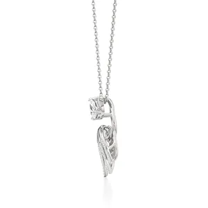 <b>Lyric</b> Lotus Grace Diamond Pendant Necklace - Product Image 3