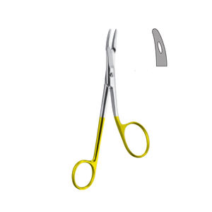 Tijera manual de acero inoxidable soportes de aguja Gillies procedimientos ENT óptimos aceptados OEM impresión láser personalizada - Product Image 1