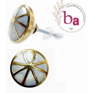 ลูกบิดลิ้นชักประตูทำจากทองเหลืองงานหัตถกรรมสำหรับคุณแม่ที่จับสำหรับห้องครัวห้องนอนตู้ฮาร์ดแวร์ตู้เสื้อผ้างานตามสั่ง - Product Image 2