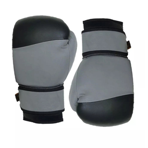 Gants de boxe personnalisables de haute qualité Équipement en cuir respirant avec logo personnalisé et poignet lacé - Product Image 2