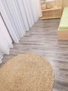 CUSTOM Round Brown and <b>Black</b> Woven Seagrass <b>Rug</b> With Circular 2023 in Vietnam - Product Image 2