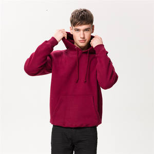 Haute qualité 500g coton Polyester mélange polaire athlétique unisexe hommes OEM blanc personnalisable hommes à capuche sweat à capuche sweats à capuche - Product Image 2