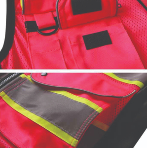 Chaleco DE SEGURIDAD amarillo de alta visibilidad Clase 3 ropa reflectante de malla sólida construcción Chaleco de seguridad de trabajo de alta visibilidad - Product Image 4