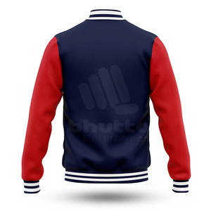 Chaquetas con letras para hombre, ropa cálida de invierno, 100% Lana, con logotipo personalizado - Product Image 2