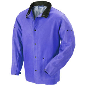 Veste de soudage Veste de sécurité ignifuge en cuir de vachette pour usage industriel Veste de soudage en cuir fendu résistant à la chaleur - Product Image 2