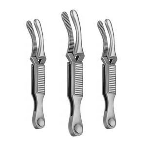 แคลมป์บูลด็อก atraumatic สแตนเลสใช้ซ้ำได้เครื่องมือทรวงอกหัวใจและหลอดเลือดปลายโค้งสำหรับการผ่าตัด - Product Image 2