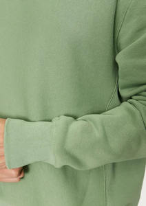 เสื้อสเวตเชิ้ตผู้ชายทรงโอเวอร์ไซส์ ไซส์ XXS ผ้าคอตตอนผสม 100% สไตล์ลำลองสำหรับฤดูหนาว พร้อมตัวอักษรปัก ด้วยเทคนิคการย้อมแบบกำหนดเอง - Product Image 4