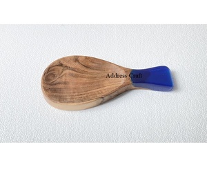 Style classique cuisine résistant à la chaleur en bois cuillère reste bois résine porte-cuillère ustensiles de cuisine porte-cuillère ustensiles de cuisine cuisine - Product Image 1