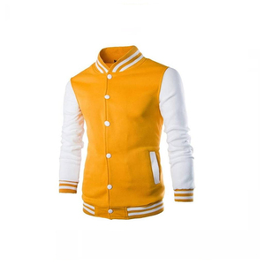 เสื้อแจ็กเก็ตเบสบอลทีมโรงเรียนสำหรับผู้ชายเสื้อผ้าแนวสตรีทแบบเรียบง่ายไม่มีลายปักโลโก้ตามสั่ง2025 - Product Image 2