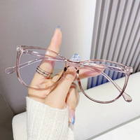 Gafas ultraligeras transparentes anti luz azul, diseño de montura a la moda, adecuadas para adolescentes, hombres, mujeres, estudiantes miopes