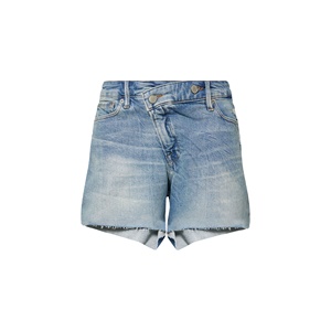 กางเกงขาสั้นผ้ายีนส์เอวกลางสำหรับผู้หญิงกางเกงขาสั้นเอวต่ำแบบสั่งตัดสำหรับฤดูร้อน - Product Image 1