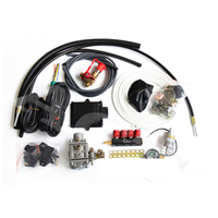 Kit de Conversión de Gas para Automóviles ACT, Cilindro de GNC, Kit de Servicio de Presión de Combustible de Gas de 4 Cilindros, Conversión a GNV