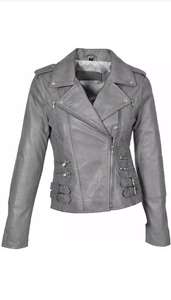 2024 chaquetas de cuero genuino 100% de alta calidad para mujer, servicio OEM personalizado, cuello levantado, cremallera de invierno, procesamiento terminado - Product Image 3