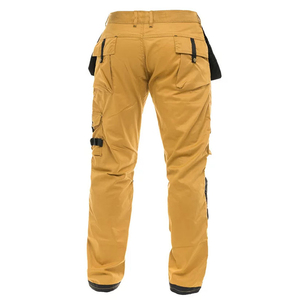 Casual <b>Men's</b> Full-Length Cargo <b>Pants</b> Custom Logo Solid Straight Style with High Quality Multi-Pocket Loose Cotton Washed <b>Work</b> - Product Image 3