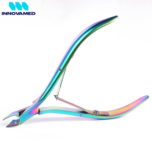 Coupe-cuticules en acier inoxydable Dream Color, coupe-ongles de podologie en acier inoxydable de qualité supérieure, anti-rouille, soin des pieds par INNOVAMED - Product Image 4