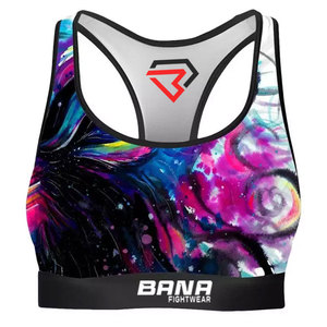 Soutien-gorge de sport sur mesure 2024, durable, grande taille, pour femmes, fitness, yoga, entraînement, gym, compression, BANA FIGHT WEAR BW-403, toutes saisons - Product Image 1